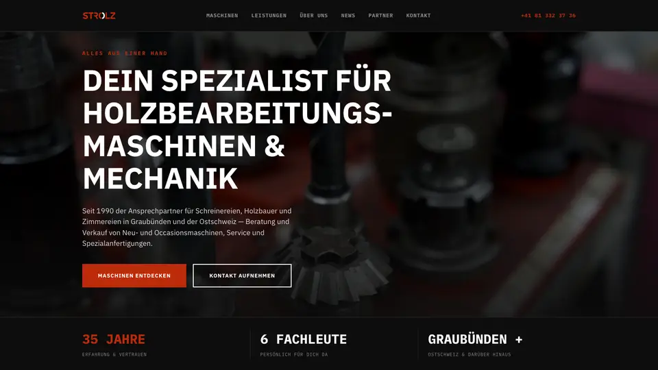 Strolz Mechanik – neue Website